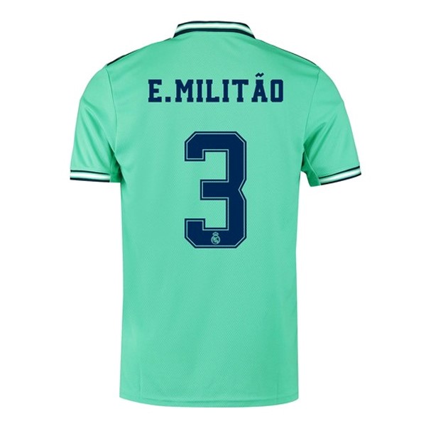 Maillot Football Real Madrid NO.3 E.Militão Third 2019-20 Vert
